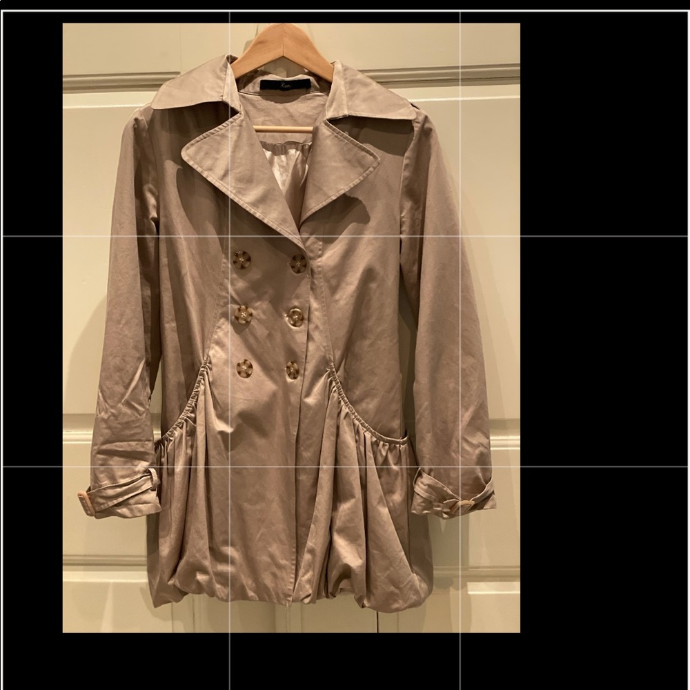Very cute Roni trench coat purchased in NYC